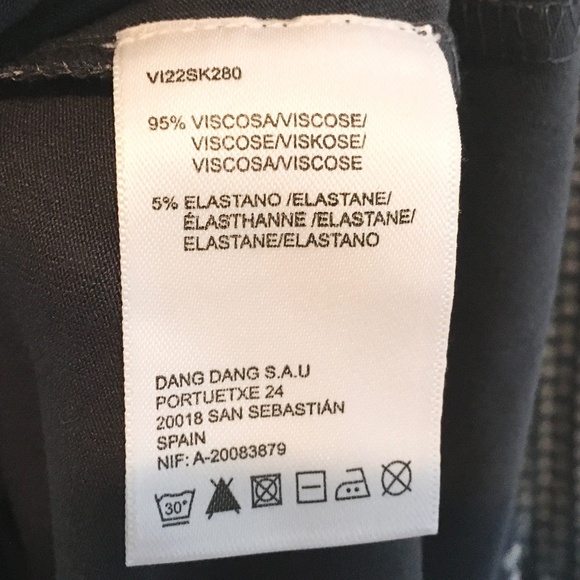 ANTHROPOLOGIE x Indie and Cold Shirt Dress Mini Long sleeve Retro Gray Cream XS - Picture 10 of 16